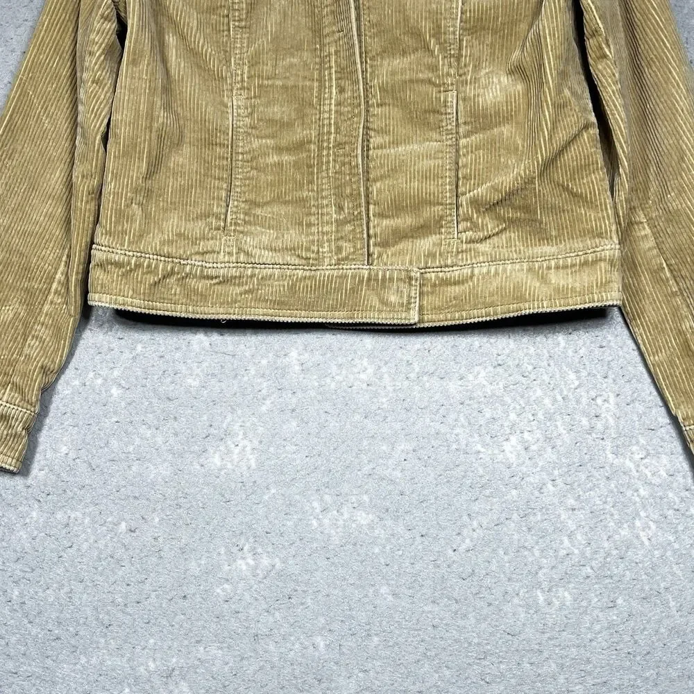 Vintage J Crew Corduroy Jacket Women’s Small Knit Snap Up Shawl Collar Y2K 90’s
